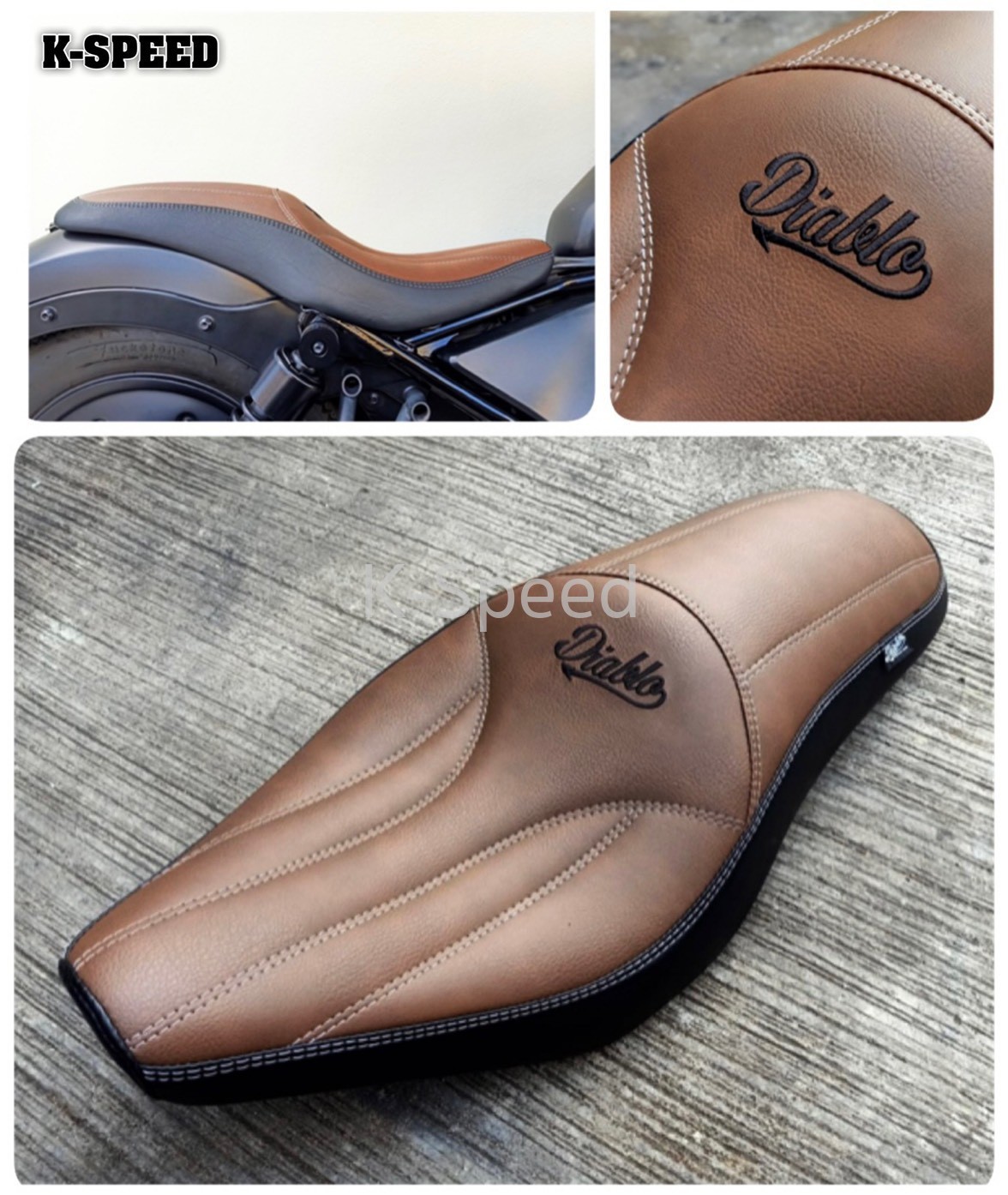 Diablo Special seat Two-Tone For Rebel 300 & 500