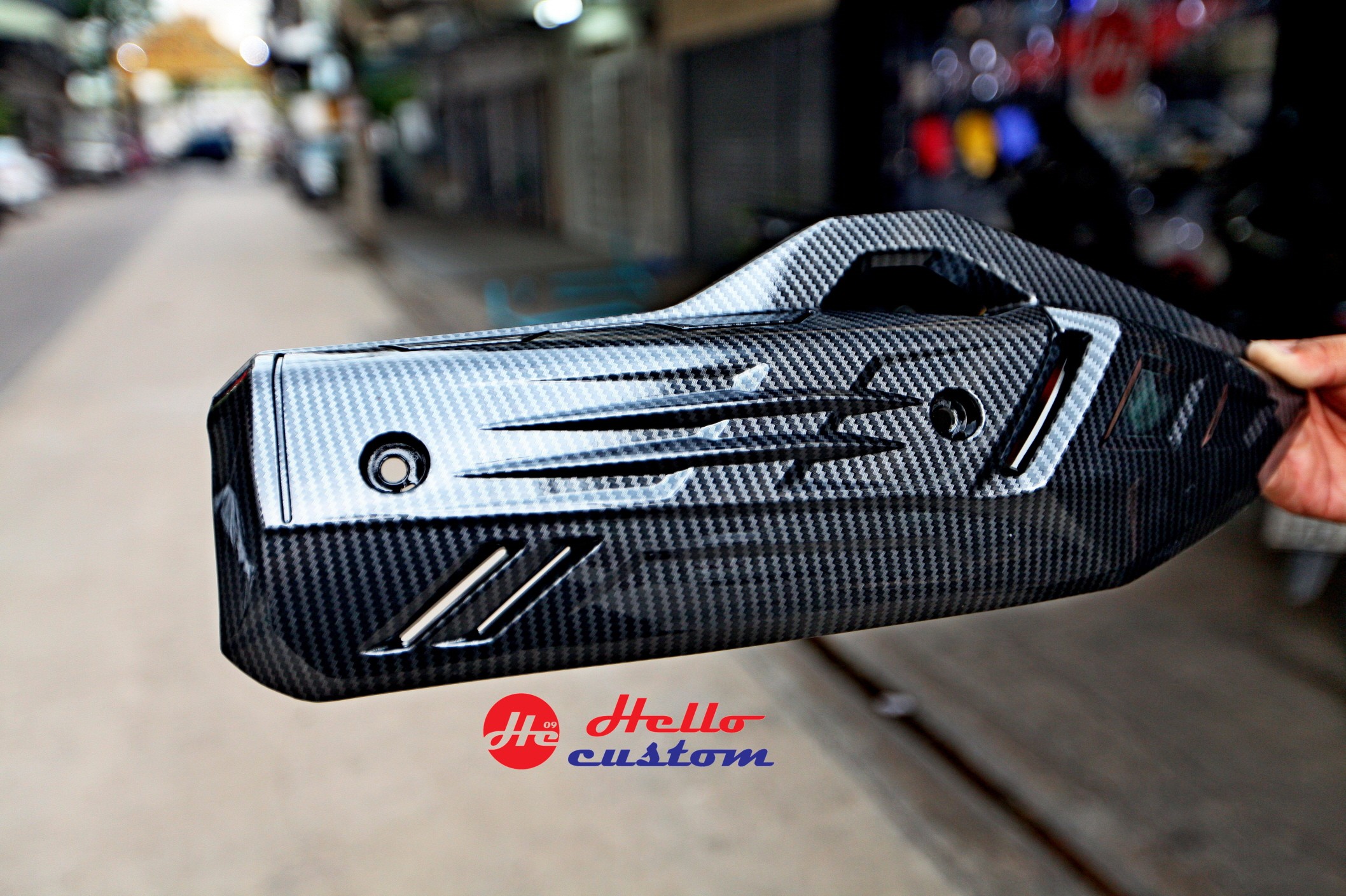 Exhaust Cover NEMO Carbon ST  New Honda PCX160