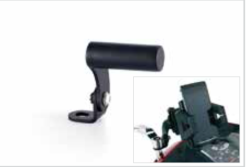  HONDA MONKEY KITACO SHORT BAR BRACKET - BLACK