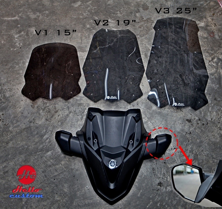 Mask Baby Tmax V3  25" For New Nmax 2020-2022 