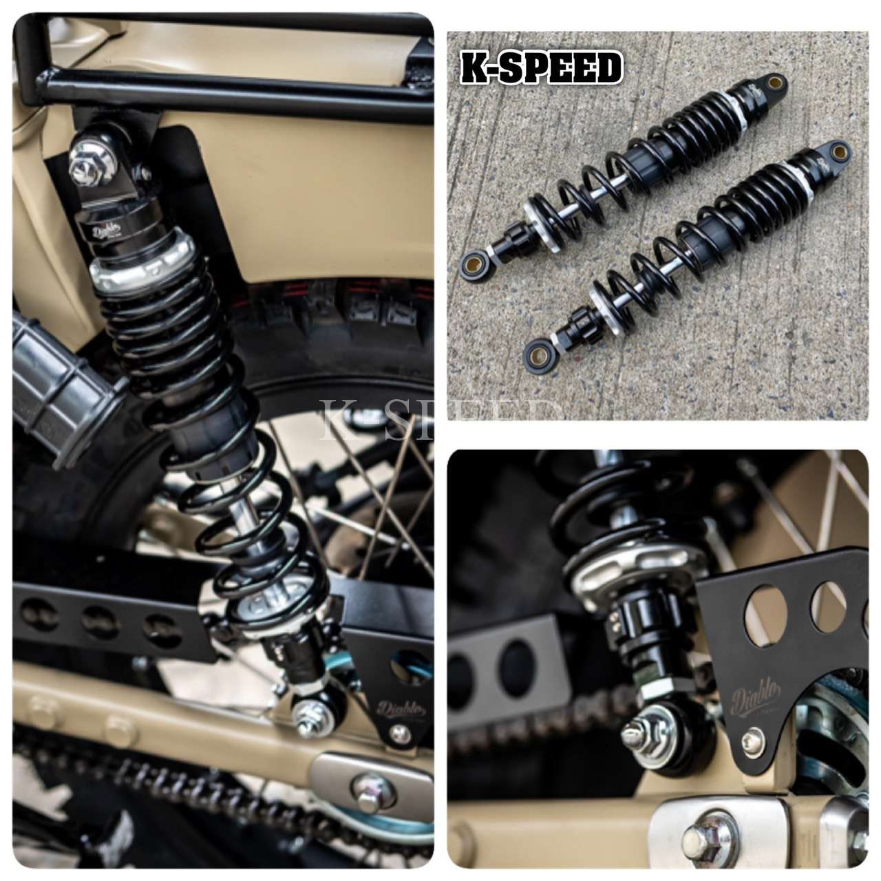 Rear Shock Diablo Top CT125 