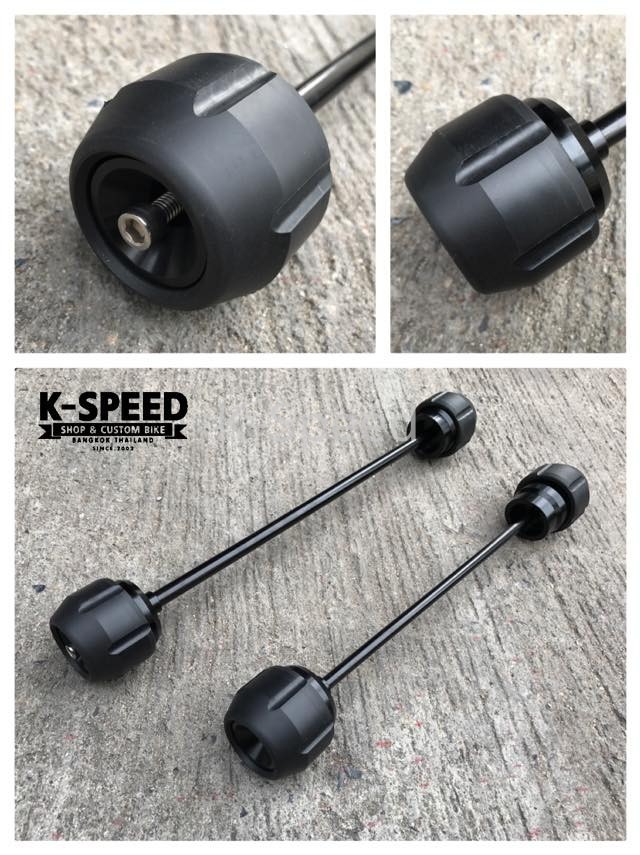 Motorcycle Front and rear wheels drop ball / shock absorber Z900RS 2019