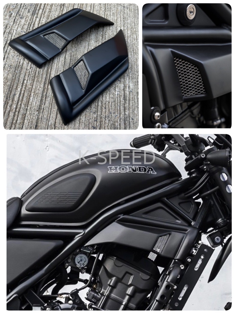 Diabolus Engine Cover for Honda CL300 & 500