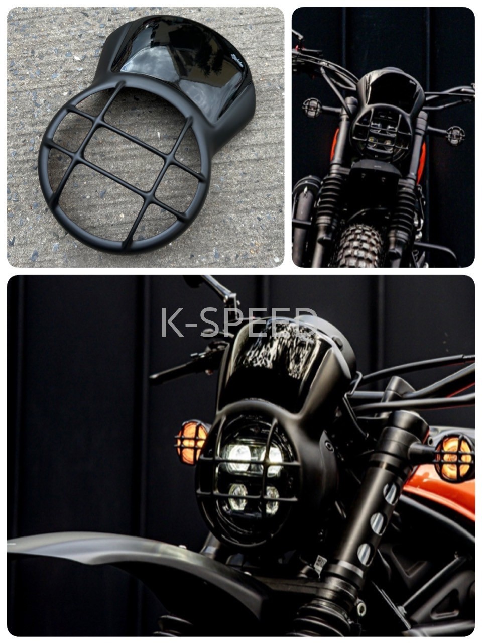Diabolus Headlight Cover for Honda CL300 & 500