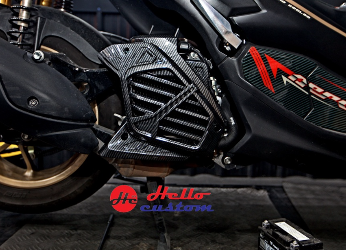  Radiator Cover Carbon ST For All New Yamaha Aerox 2021
