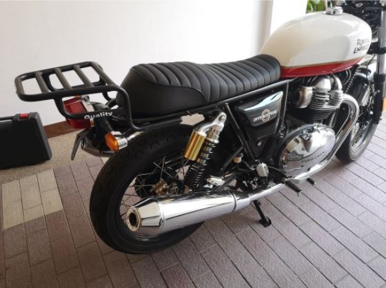 Details about   Royal Enfield Interceptor 650cc Rear Rack Luggage Carrier Chrome 