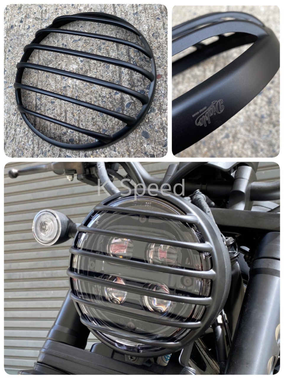 Honda rebel clearance 500 headlight cover