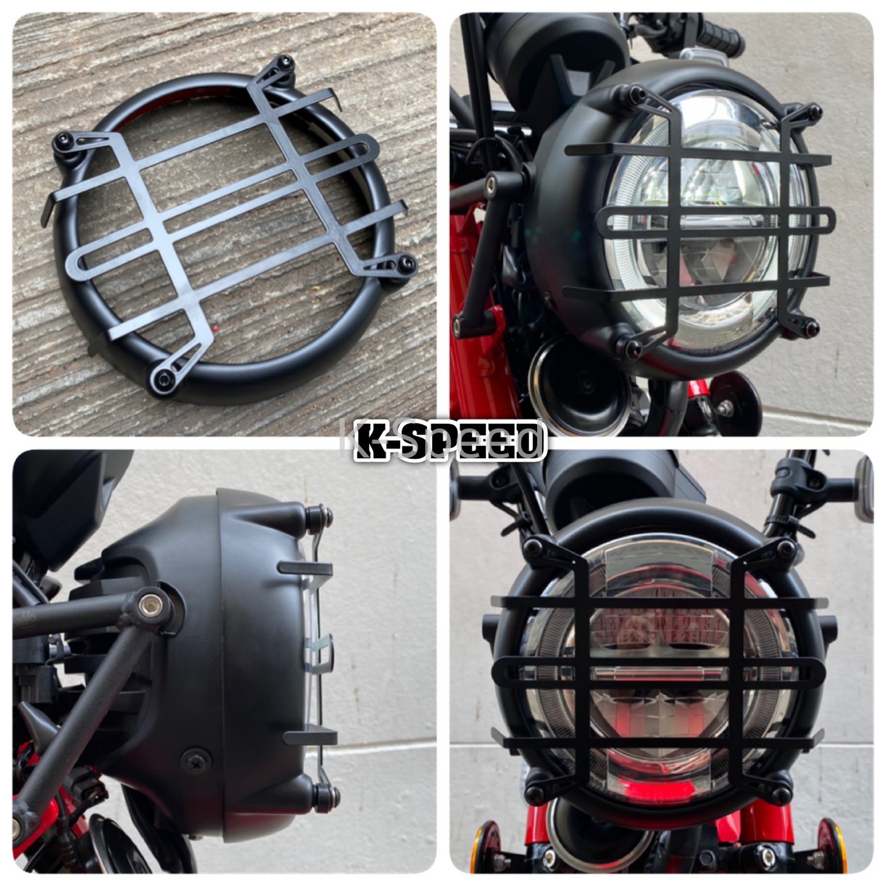 Diablo headlight cover model 2 pcs / 01 for Monkey 125