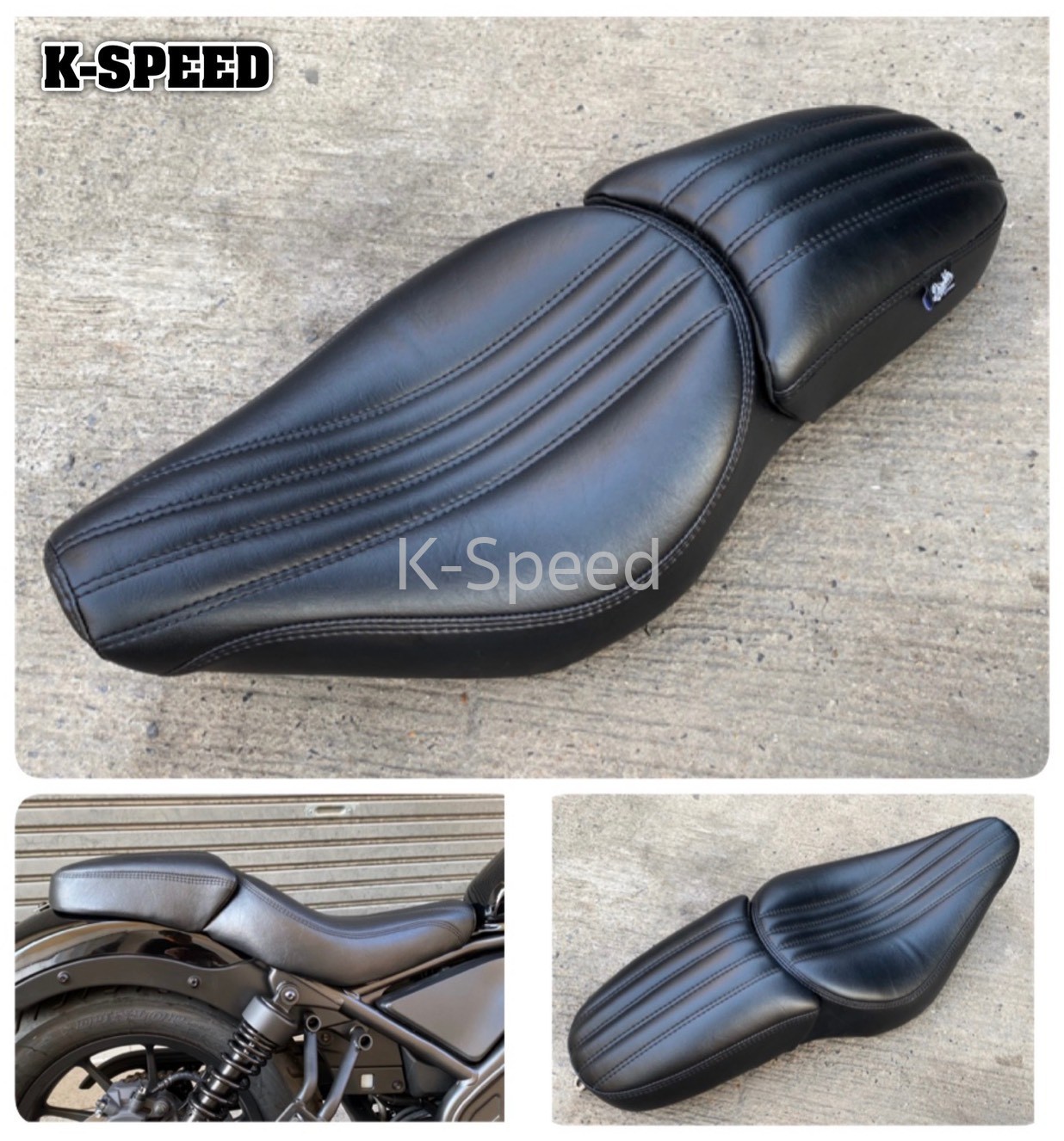 Diablo split seat cushion for Rebel 300 & 500