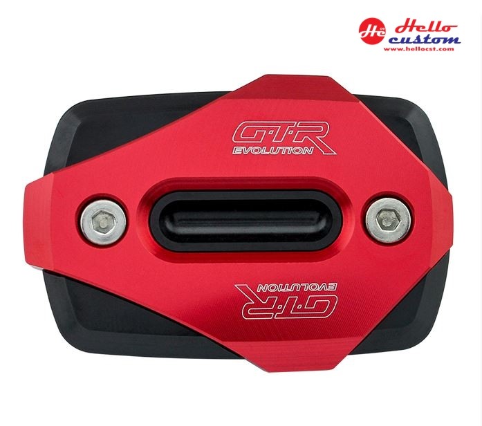 BRAKE OIL CAP  2 PARTS GTR RED