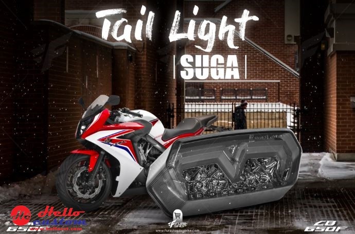 Tail light SUGA V2 SMOKE FOR HONDA CB650F/CBR650F