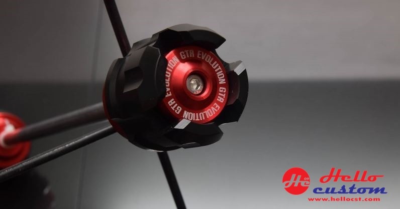 FRONT WHEEL FRAME SLIDERS GTR for Aerox