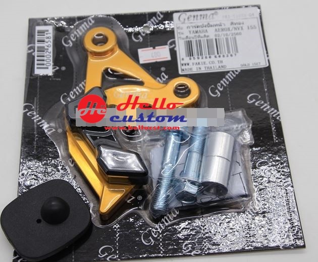 FRONT BRAKE CALIPER GUARD GENMA for YAMAHA AEROX YELLOW