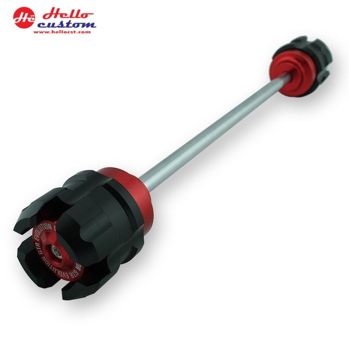 FRONT WHEEL AXLE PROTECTION GTR N-MAX RED
