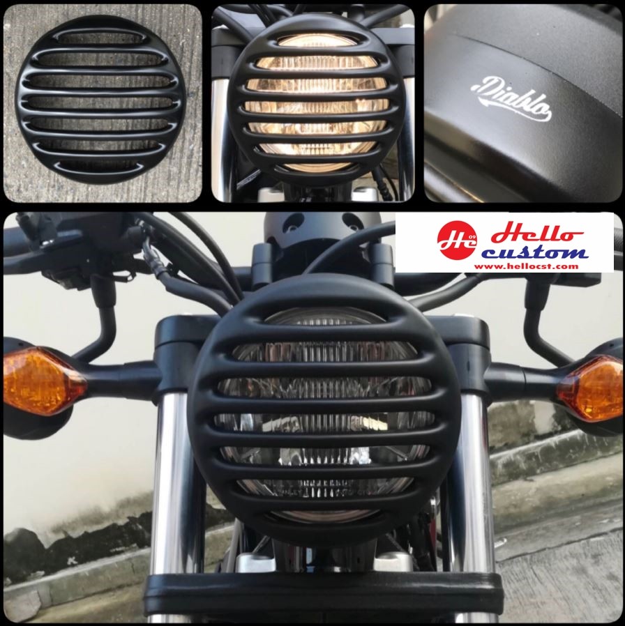 HEADLIGHT COVER Diablo Custom Works V2 For Rebel300&500