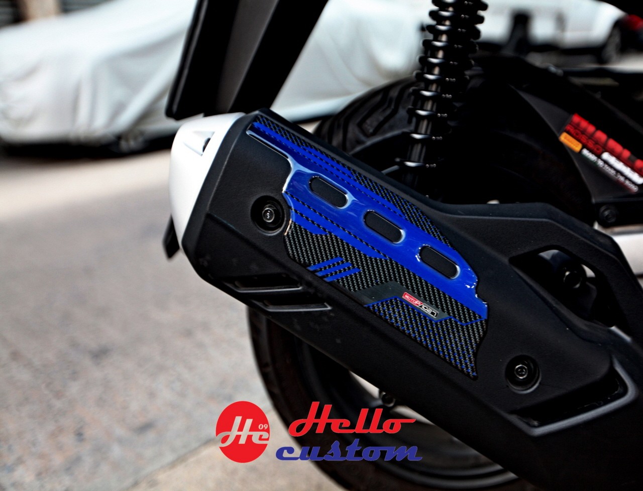 Sticker exhaust For Honda PCX160 