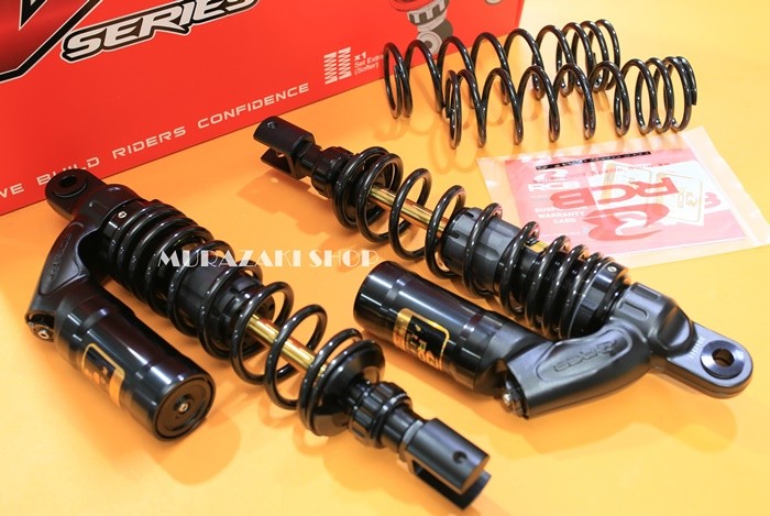 Rear Shock (RCB) VD Series (350 mm.) For Yamaha Xmax 300 -BLACK