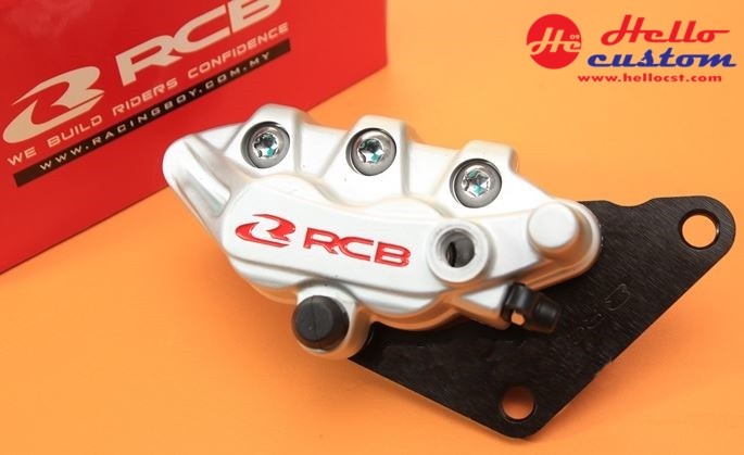 FRONT PUMP AND CALIPER Racing boy for YAMAHA AEROX WHITE