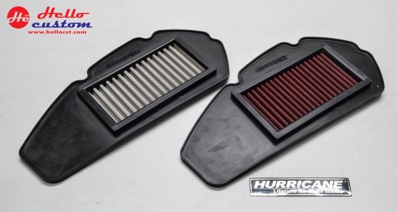  AIR FILTER Hurricane stainless for AEROX