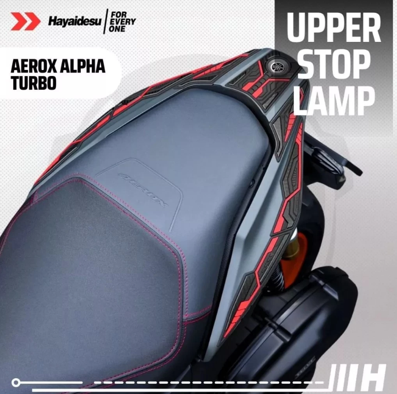 Upper Stop Lamp Rubber Hayaidesu For Yamaha Aerox155 Turbo 2025-2026
