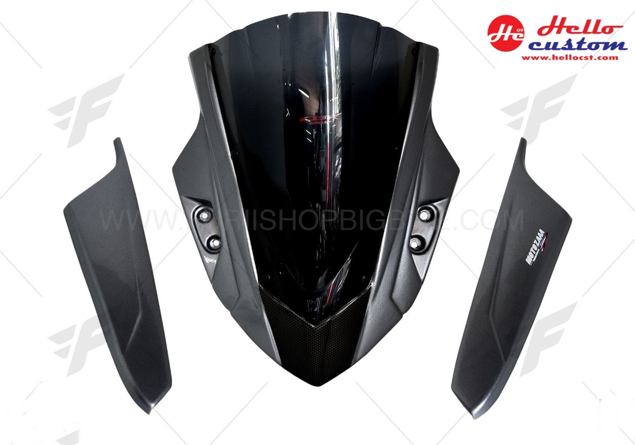 Wind Shield MOTOZAAA FUJIN GRAY FOR HONDA CBR650F