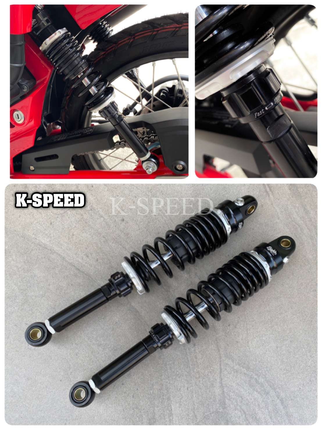 Rear Shock Absorber Diablo (Long)  For Honda CT125