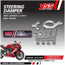 YSS  STEERING DAMPER CLAMP SET  Racing for CBR650R 2019-2020 [EG188-078C-01-R , Y-SD-KIT-01-017]