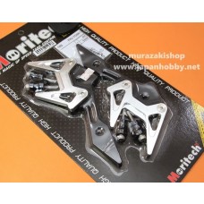 FRONT SHOCK UP-SIDEDOWN COVER CNC Moritech for YAMAHA AEROX SILVER
