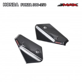 SHOCK GUARD COVER CARBON ST BY.J MAX FOR HONDA NEW FORZA 350 (2023) V.1