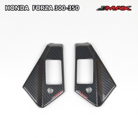 SHOCK GUARD COVER CARBON ST BY.J MAX FOR HONDA NEW FORZA 350 (2023) V.2