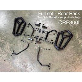 Full Set - Rear Rack And Side Rack (For Support Side Bag) For Honda CRF300L 