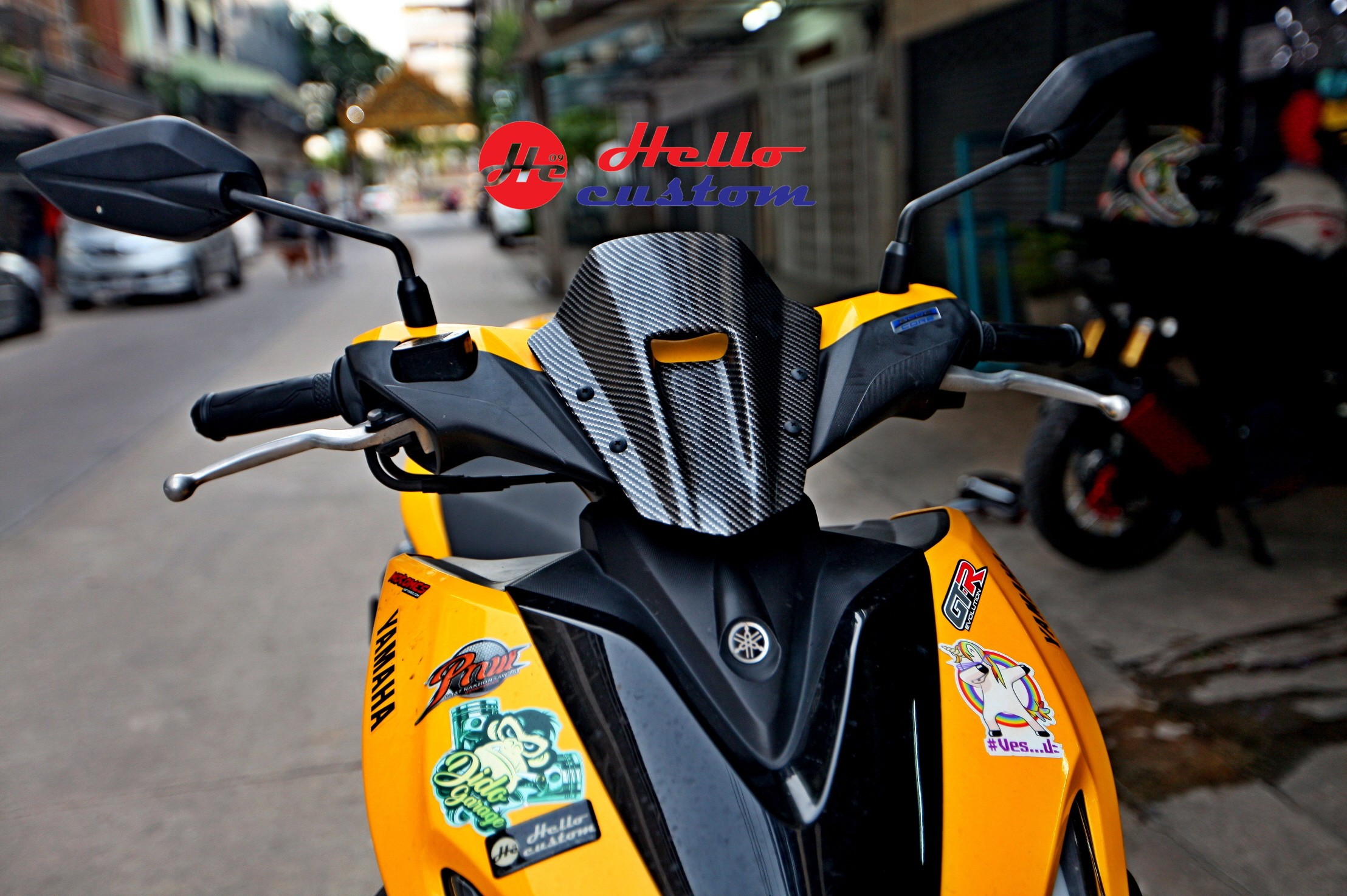Visor Carbon ST  For  Yamaha Aerox155