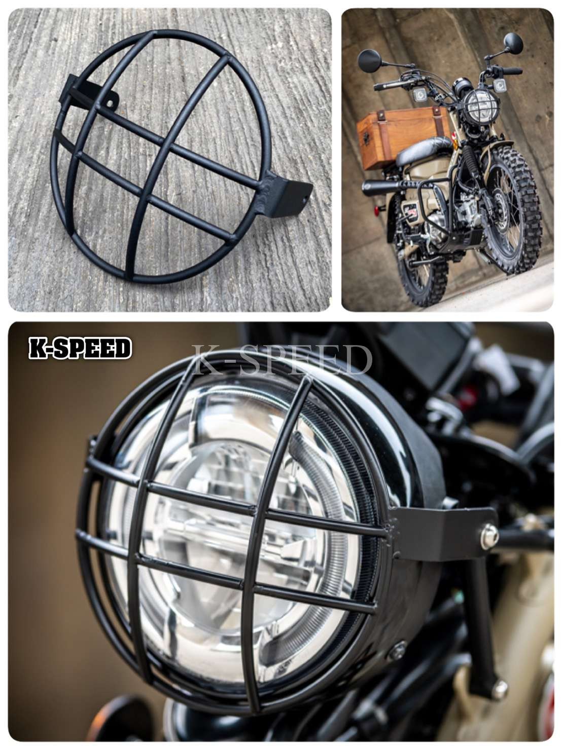 Diablo Steel Head light cover For Honda CT-125