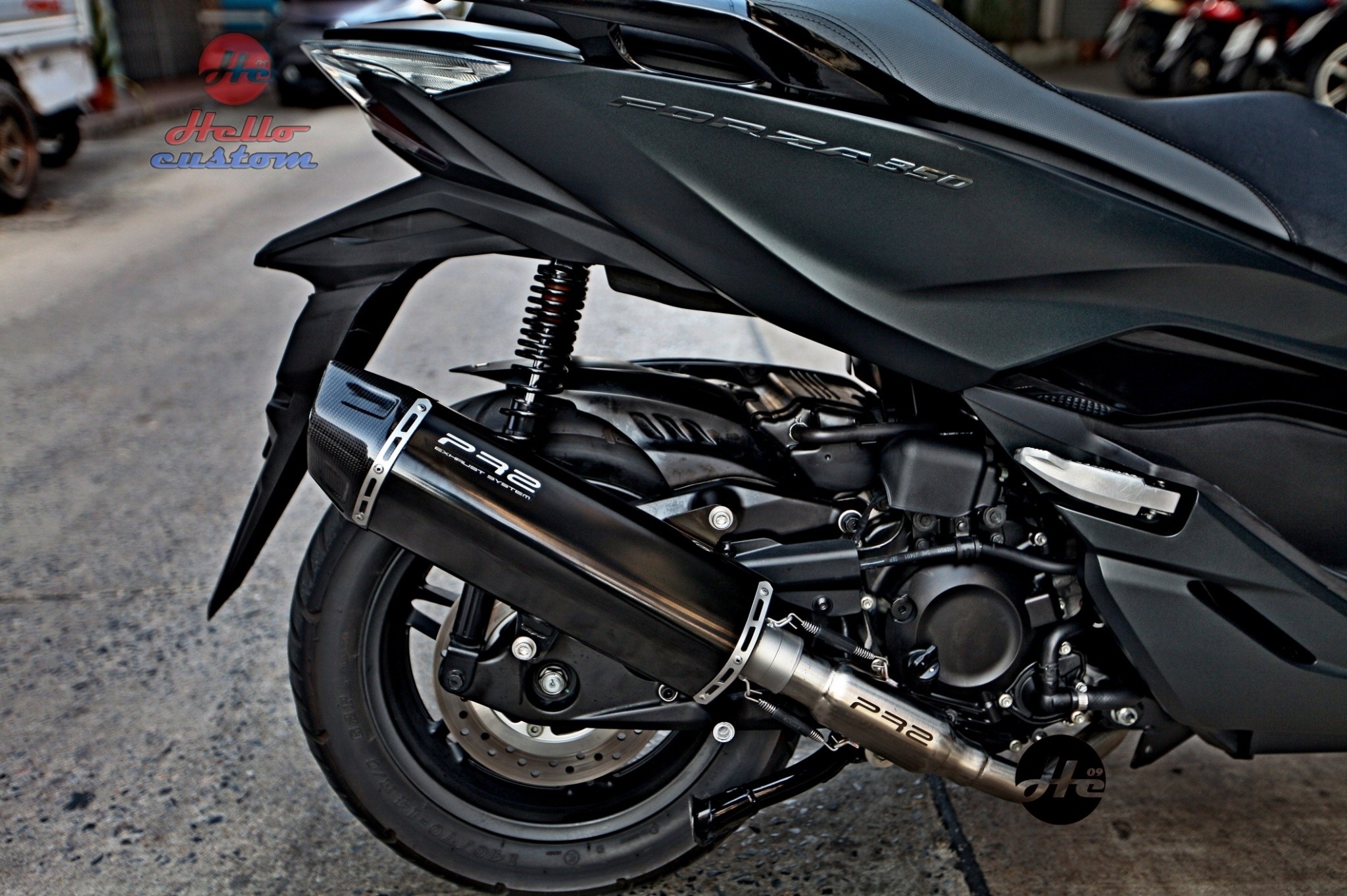 Exhaust PR2 ( TRI ) For Honda ADV 350