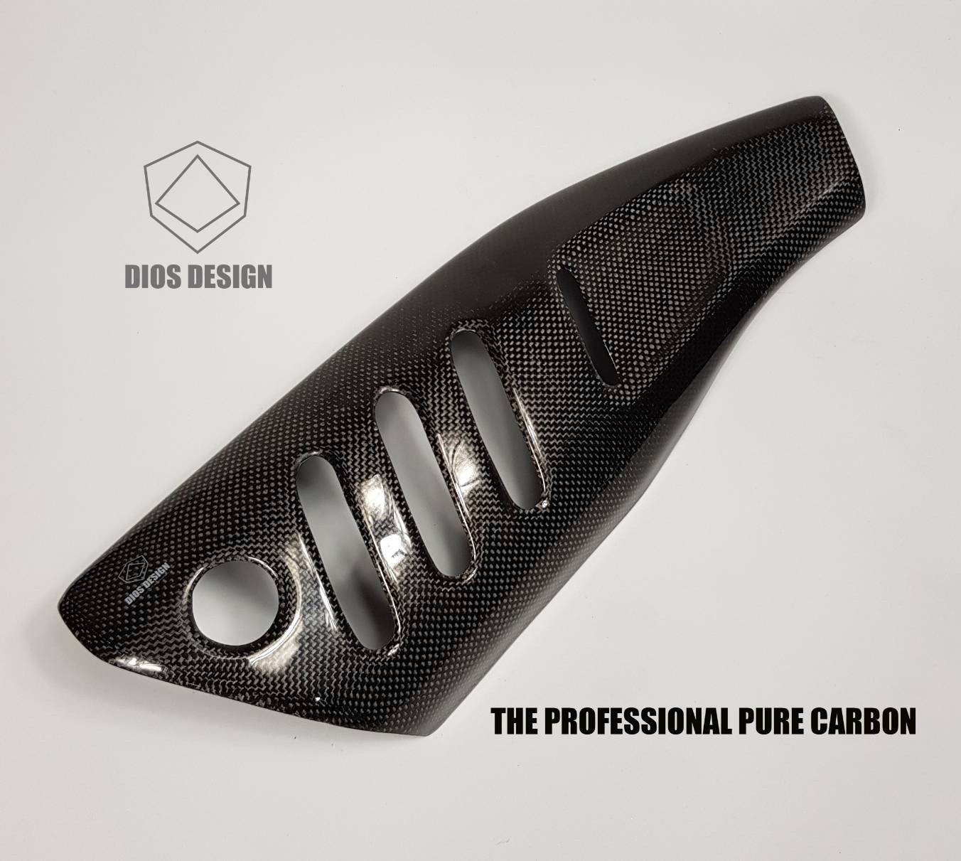  carbon guard cover exhause  Dios design for Monkey125 