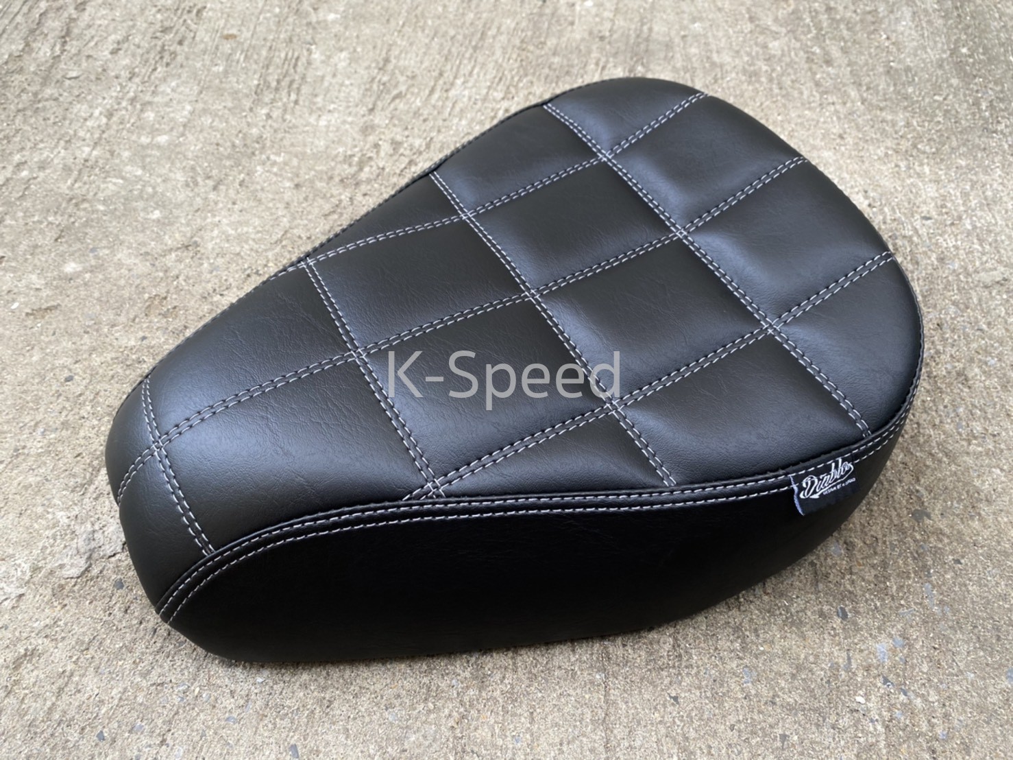 Diablo Decorative Seat Big Square Pattern bronze Thread For CT125