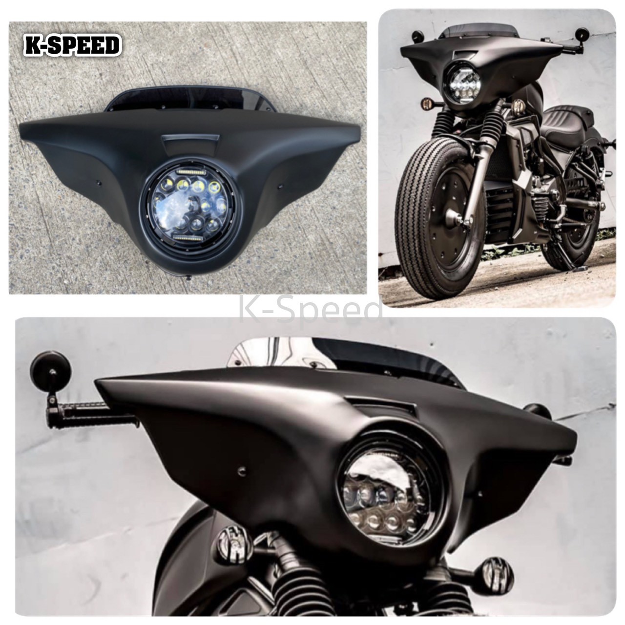 Diablo Touring Headlight Cover For Honda Rebel 300 & 500 2018-2022