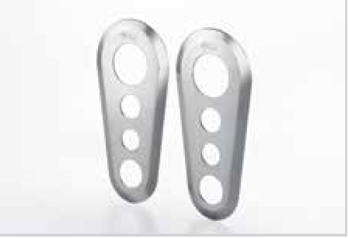  HONDA MONKEY GCRAFT HEEL PLATE - SILVER 