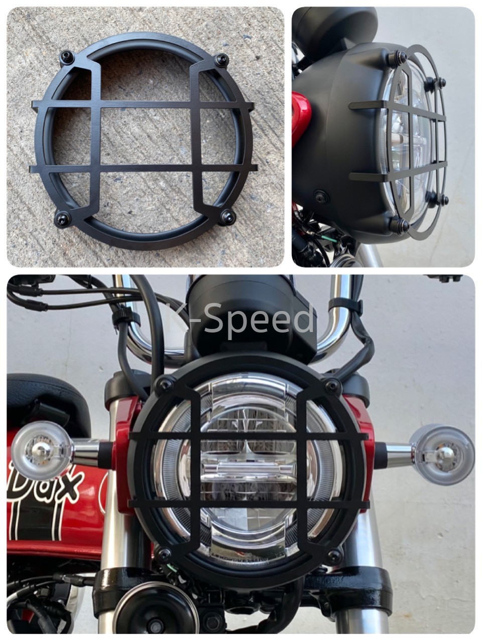 Diablo Headlight Cover (2 pieces Model V.2) for Honda DAX125