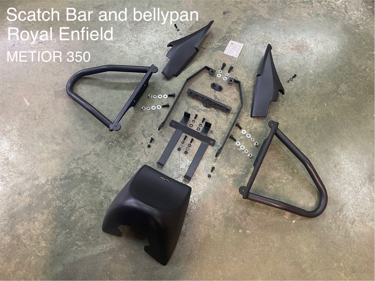 Scatch Bar And Bellypan MotoLord  For Royal Enfield METEO 350