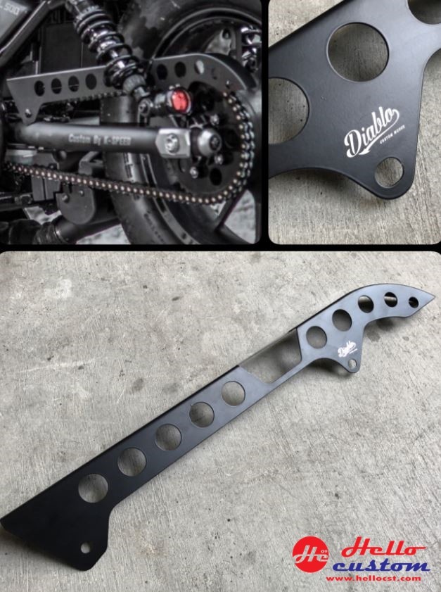 CHAIN COVER Diablo Custom Works For Rebel300&500