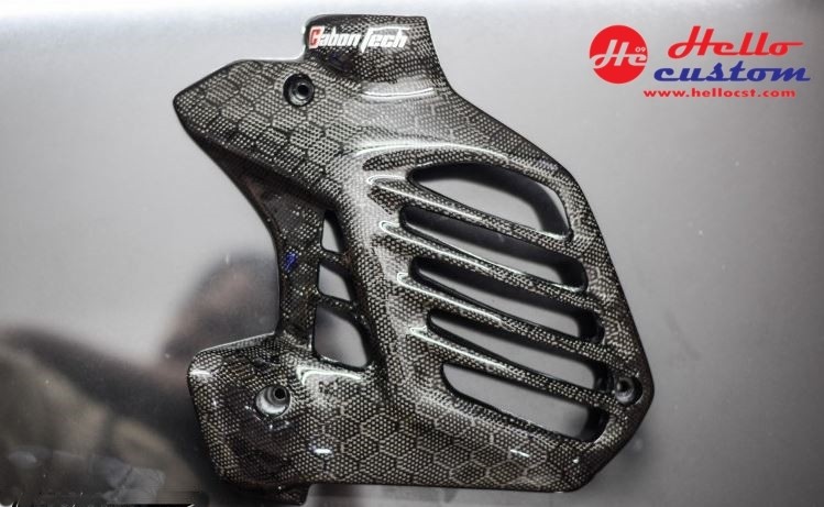 carbon RADIATOR COVER aerox 155