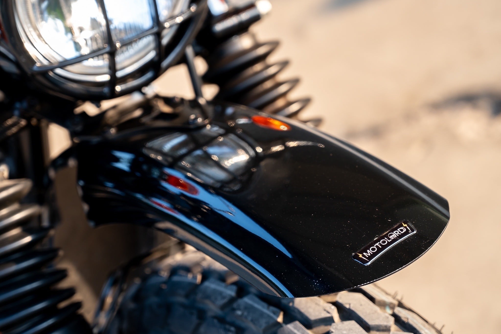 Front Fender MotoLord For Suzuki VanVan 200