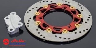 WASP 260 mm.for YAMAHA AEROX RED