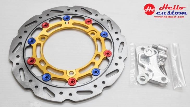 DISK BRAKE PLATE BOUSHI 270 mm for YAMAHA AEROX RED