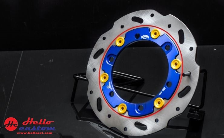 DISK BRAKE PLATE BOUSHI 230 mm. for YAMAHA AEROX BLUE