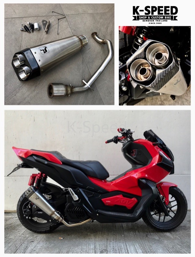 Ixil M9 Black edition Full system For Honda ADV150 The leading brand from Spain.