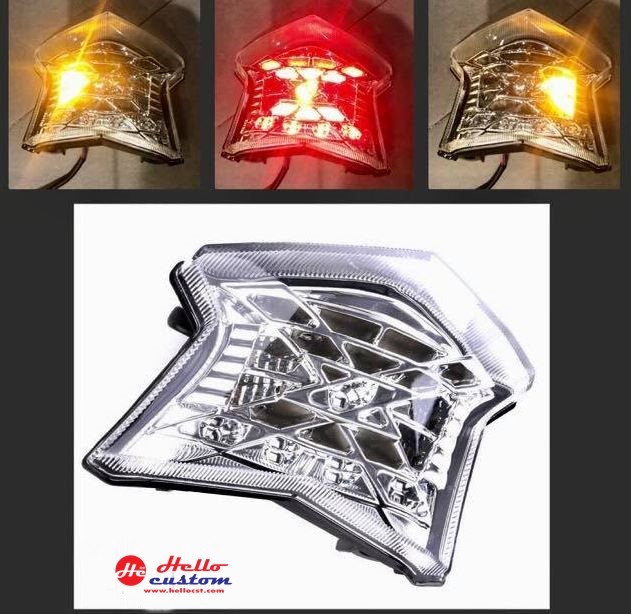 TAIL LIGHT CLEAR LENS BUILT-IN TURN SIGNAL  For Z900