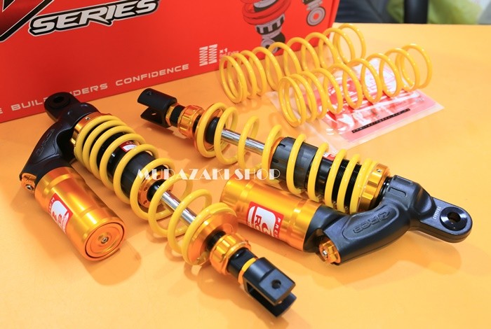 Rear Shock (RCB) VD Series (350 mm.) For Yamaha Xmax 300 -YELLOW