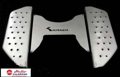 STAINLESS FOOT PLATE Kitaco for HONDA ZOOMER-X 